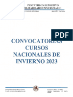 Convocatorias Cursos de Invierno 2023