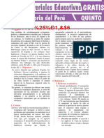 Reformas Borbónicas en El Perú para Quinto Grado de Secundaria