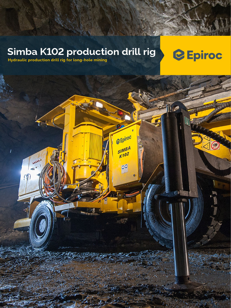 Epiroc Simba K102 Production Drill Rig | PDF | Drill | Ac Power Plugs ...