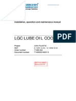 LGC Lube Oil Cooler: Installation, Operation and Maintenance Manual