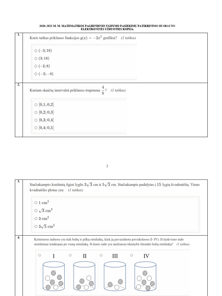 MAT III-srautas | PDF