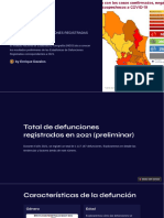 Estadisticas de Defunciones Registradas 2021 Preliminar