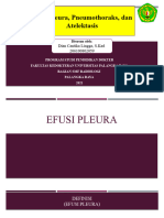 Efusi Pleura, Pneumotoraks, Atelektasis