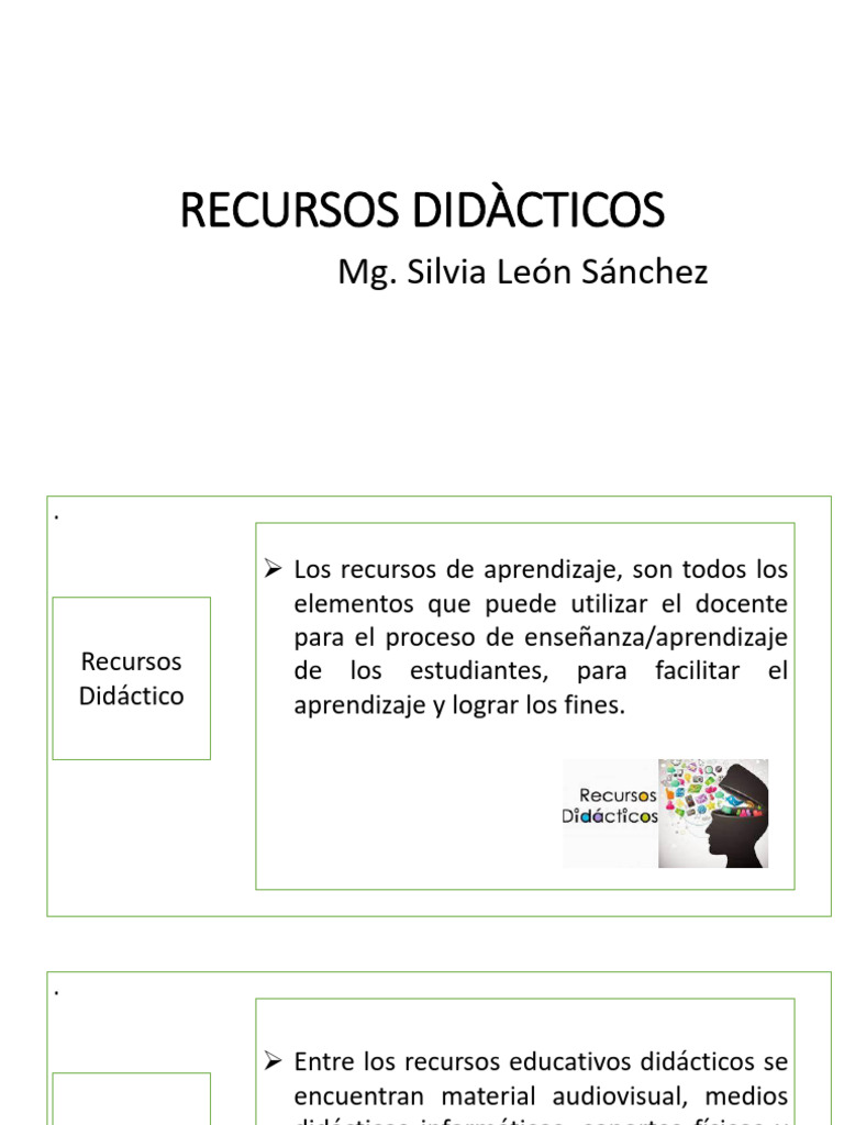 Recursos Didácticos para la Enseñanza | PDF | Enseñando | Multimedia
