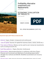 Economic Evaluation of Project