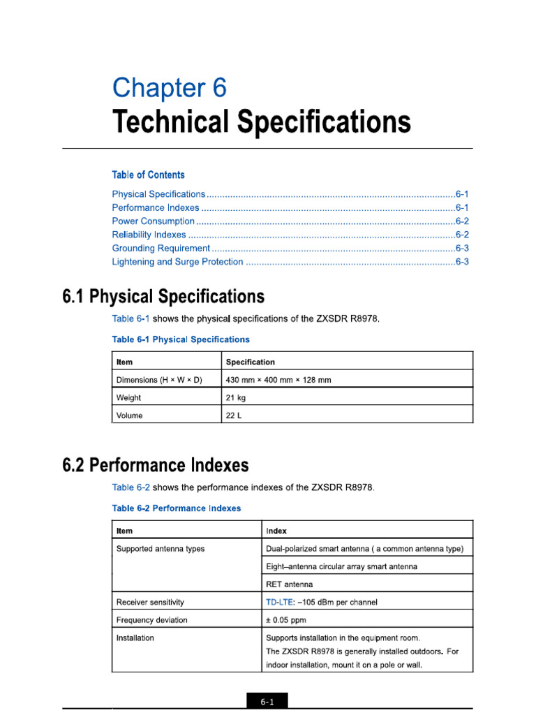 Catalog Zte ZXSDR r8978 | PDF