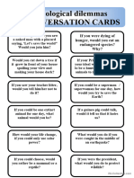 Ecology-Dilemma Cards (2nd Conditional)