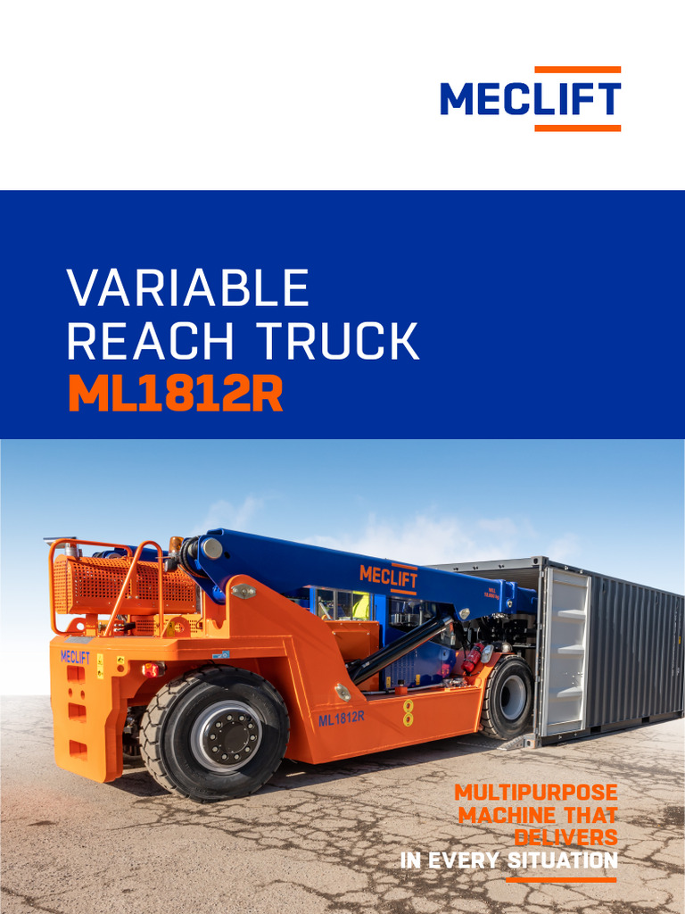 ml1812r Variable Reach Truck | PDF | Truck | Transport