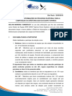 Edital 004 - Processo Eleitoral 2019