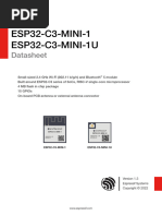 Esp32 c3 Mini 1 - Datasheet - en