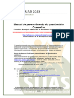 Censo SUAS 2023 Conselho Manual