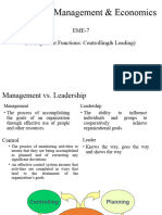 Engineering Management & Economics (Voice Recording)