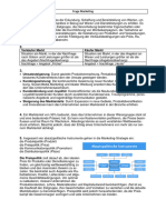 Marketing, Umsatz, Preispolitik, Marktbeobachtung - Analyse