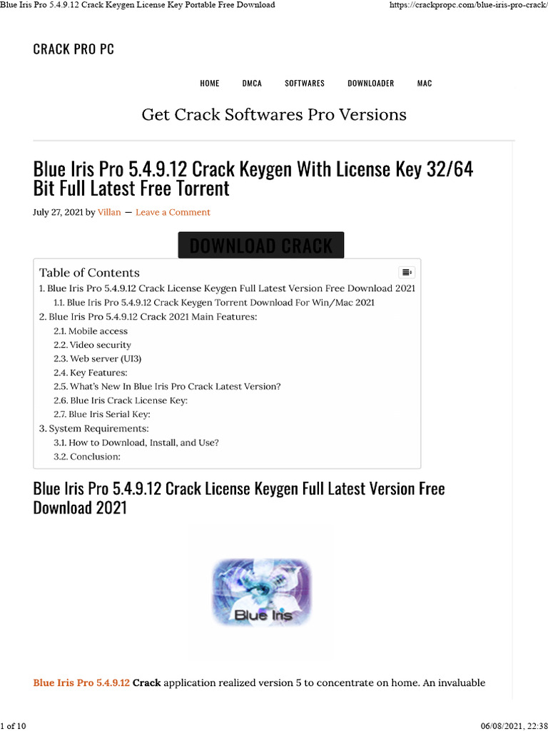Blue Iris Info I Install | PDF | Web Application | Information.