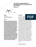 5988-9893EN Determination of Arsenobetaine in Fish Using HPLC-ICP-MS