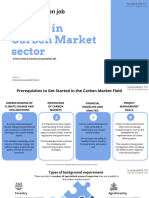 Career in Carbon Markets