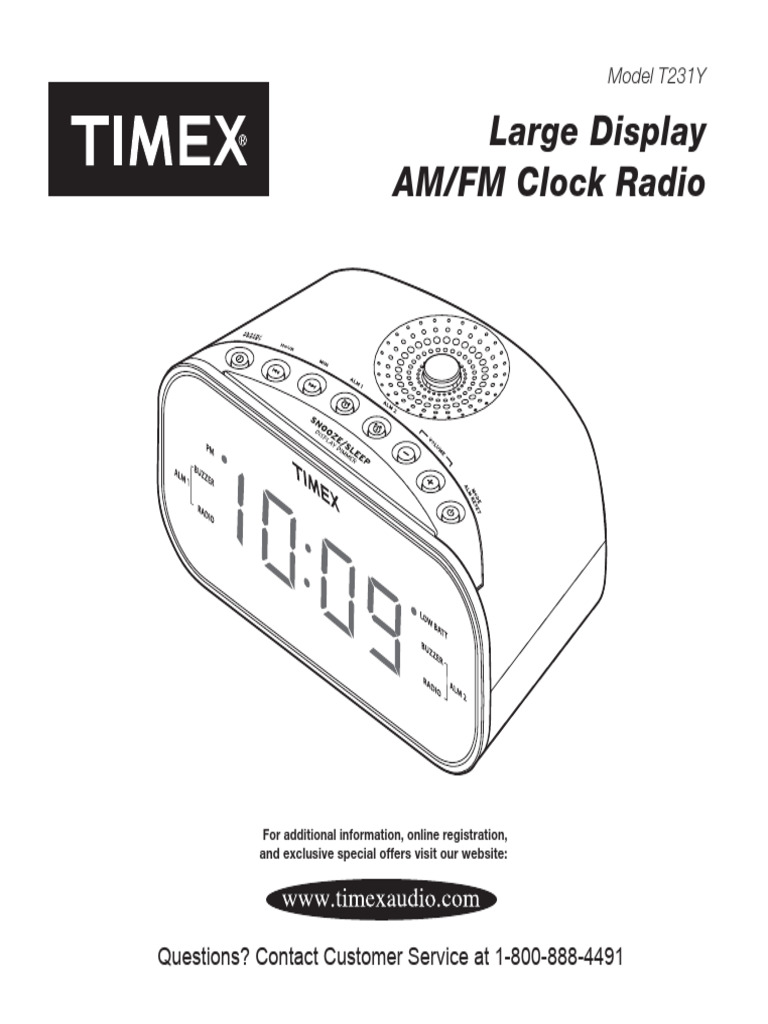 Timex T231Y User Manual PDF Interference Ac Power