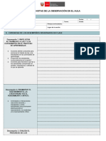 Ficha 2 - Notas de La Observación