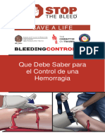 Stop the Bleed Booklet Espan Ol