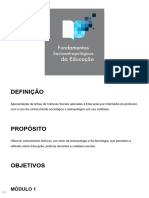 aula 03 - Fundamentos Socioantropológicos da Educação