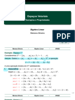 S1V2-Espaços Vetoriais-Exemplos e Propriedades