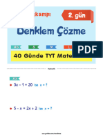 Denklem Cozme A4