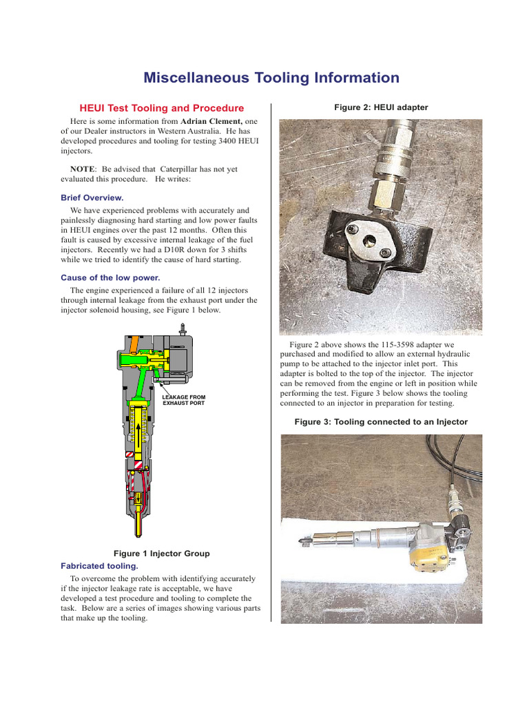 HEUI Test PDF Fuel Injection Pump