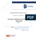 Evolución Histórica de La Higiene y Seguridad