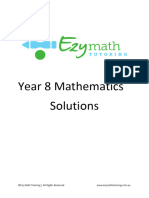 Ezy Math Tutoring - Year 8 Answers