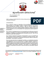 Resolución Directoral: Lima, 19 de Septiembre 2023