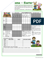 Logic Game (41st) - Easter - For Elementary Ss - With Key - Fully Editable - B&W