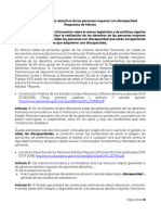 Respuesta Del Estado Mexicano Cuestionario Sobre Los Derechos de Las Personas Mayores Con Discapacidad