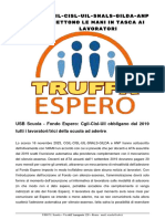 Timbro - Fondo Espero Cgil-Cisl-Uil Obbligano Dal 2019 Tutti I Lavoratori-Trici Della Scuola Ad Aderire