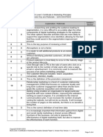 BCS L3 Certificate in Marketing Principles Sample Paper A Answer Key v1.1