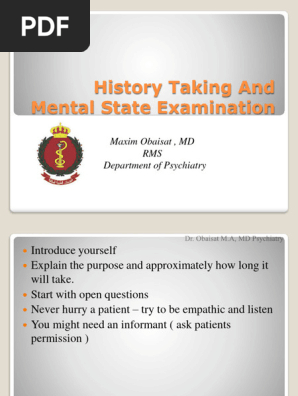 History Taking