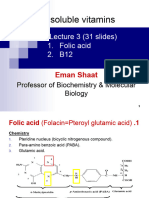 091220190vitamins B12, Folic, C (E.sh) Lecture 3 Students 2018