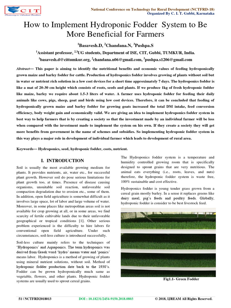 Hydroponics Fodder Implementing Guide Pages 1-50 – KJOKRZ