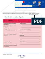 Trabajamos Esquema de Investigación Ficha