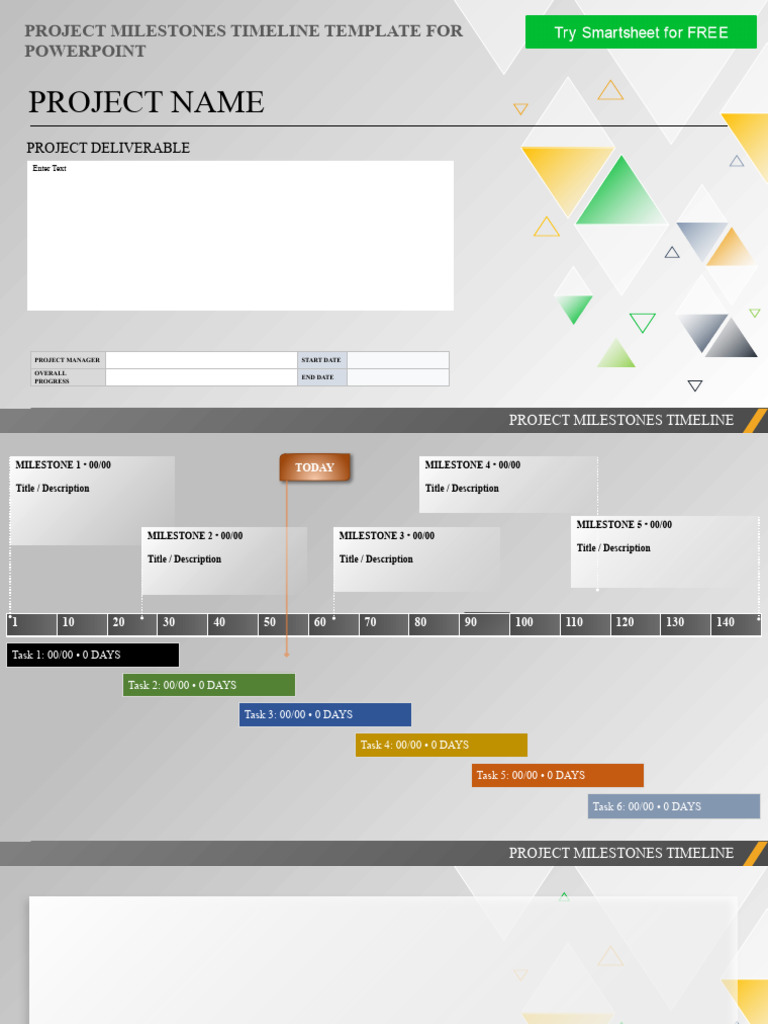 IC Project Milestones Timeline Template For Powerpoint 11327