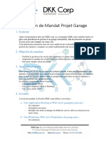 Définition de Mandat Projet Garage