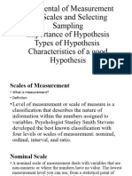 Measurement and Scales and Selecting Sampling 21102022 095103am