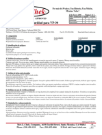 Msds VP 30 Espa Ol 1 06