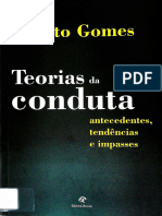 Renato Gomes. Teorias Da Conduta.