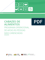 Cabazes de Alimentos Programa Operacional de Apoio Às Pessoas Mais Carenciadas