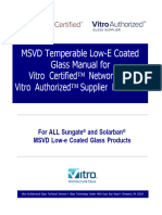 Solarban Vitro Temperable Low-E Glass Manual Rev 1sep21