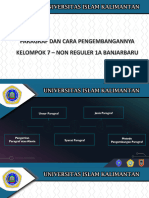 Paragraf Dan Cara Pengembangannya Kelompok 7 Bahasa Indonesia Non Reguler 1A Banjarbaru PDF