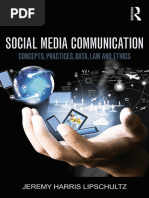 Social Media Communication Concepts, Practices, Data, Law and Ethics