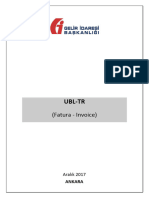 UBL-TR Fatura - V 1.0