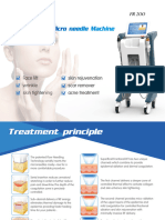 Brochure of Double Heads Fractional RF Microneedle Machine