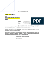 Carta Caja Rural A Trabajador Pedro Amesquita Velasquez - Reitera Que Acepta Renuncia - Pero No Exonera Del Plazo de Ley